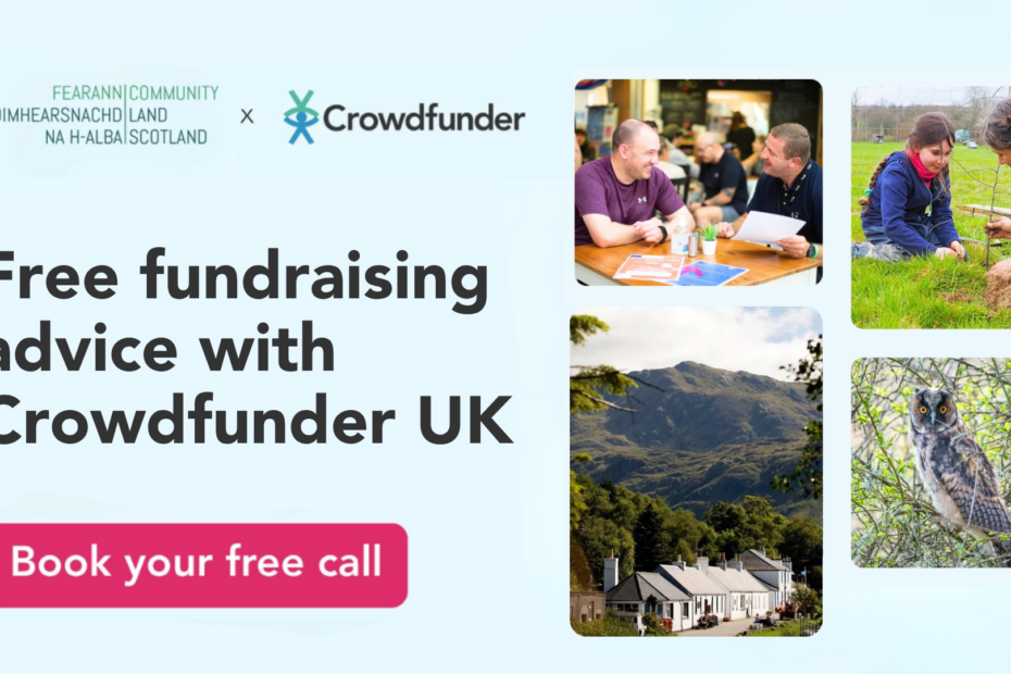 Advert for Crowdfunder UK fundraising support.